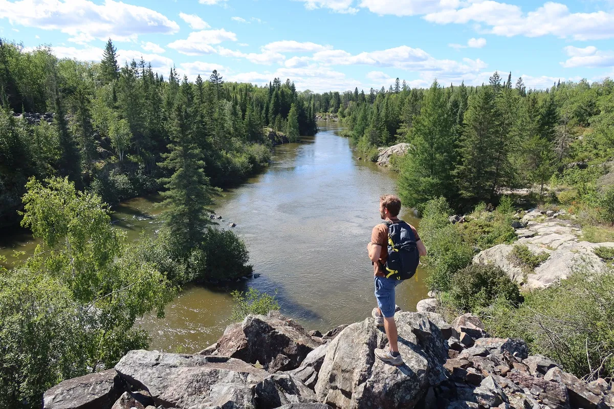 Granite and pine in Whiteshell Provincial Park