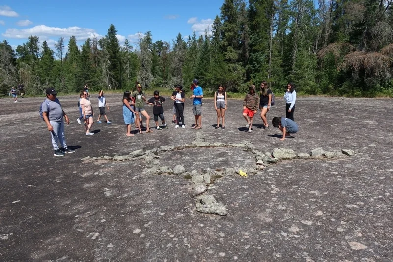Bannock point petroforms