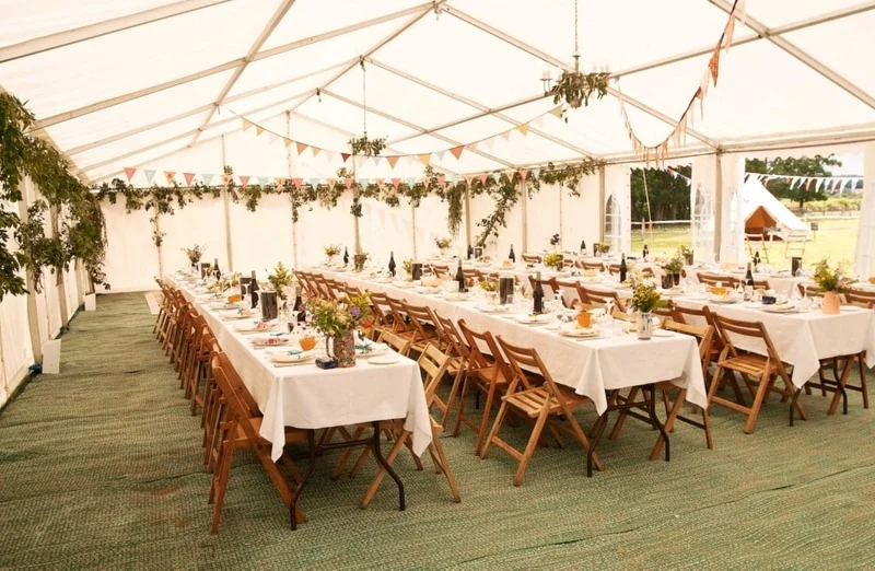 Tent Setup example