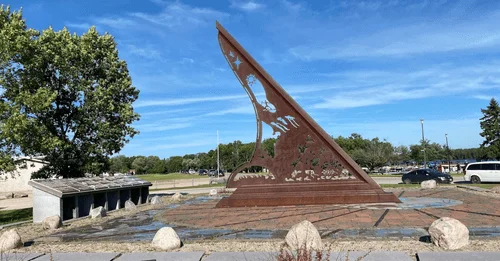Pinawa heritage sundial