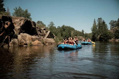 Rafting on the Pinawa Channel