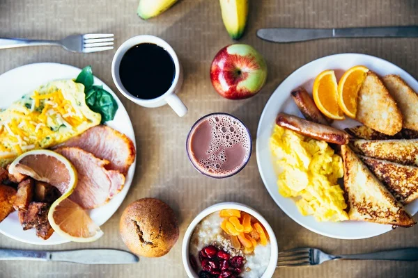 Breakfast spread