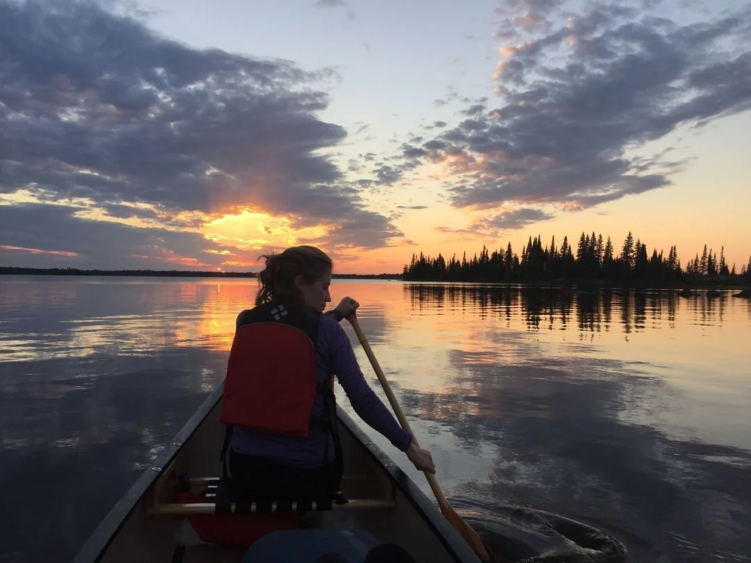 Early morning Canoe ride
