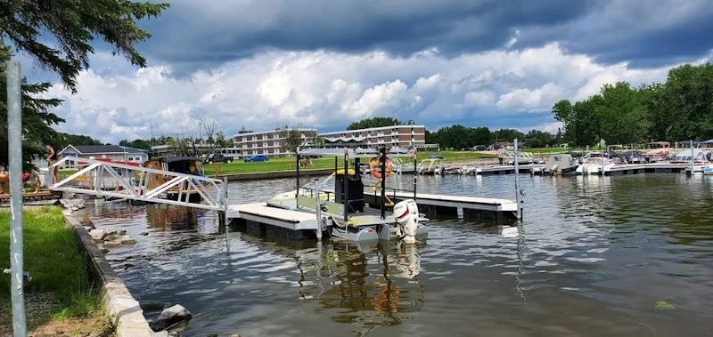 Boats at the Pinawa marina