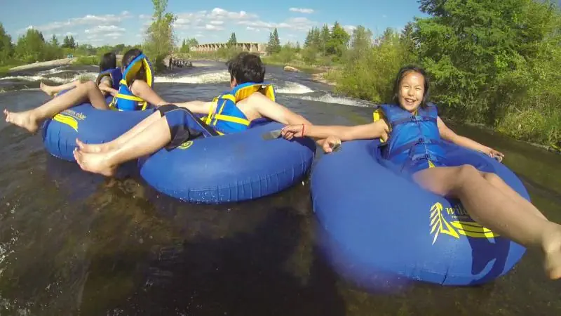 Exciting Tube ride