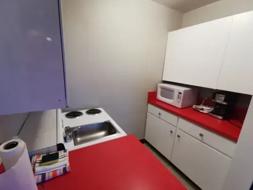 Bachelor suite kitchenette